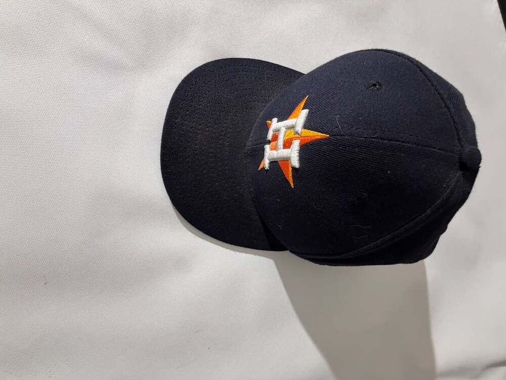 New Era 59FIFTY Houston Astros Fitted Hat 7 3/8 Navy MLB Authentic Caps